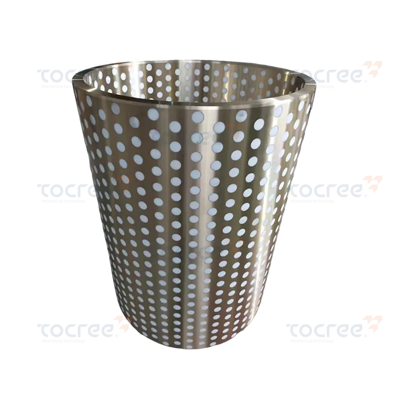 PTFE-Embedded Self-Lubricating Brass Bushing