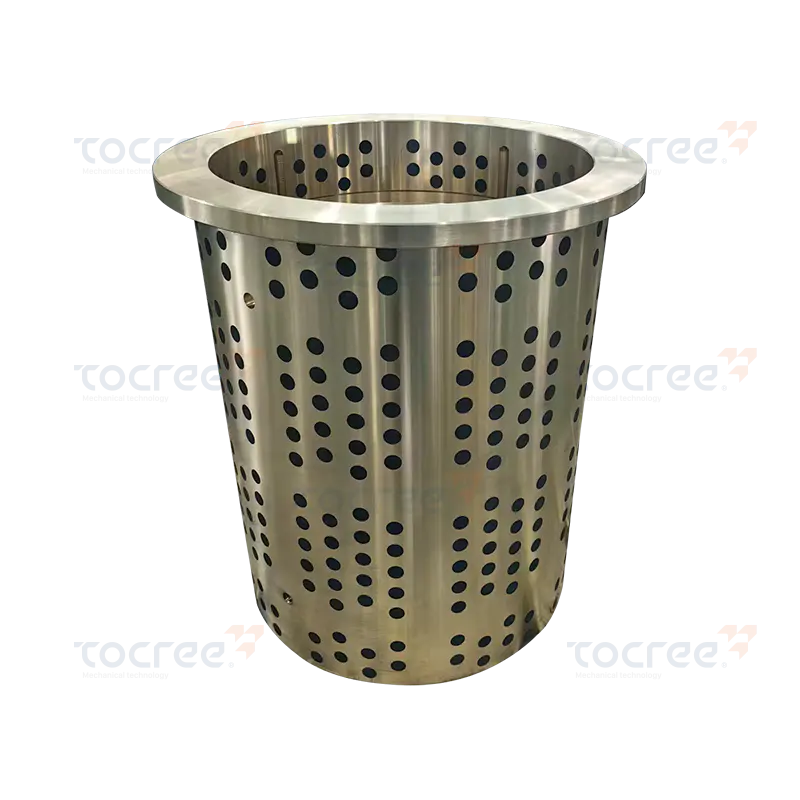 Graphite-Embedded Self-Lubricating Brass Bushing