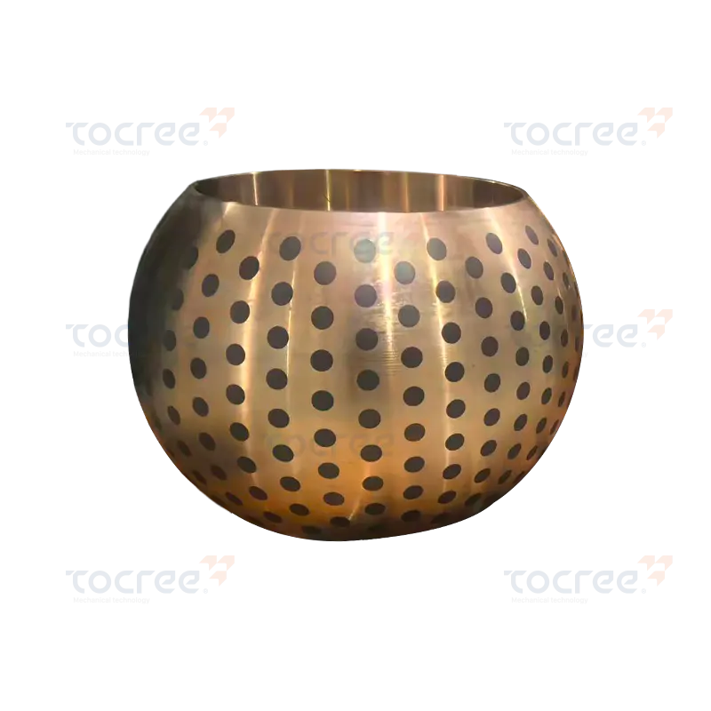 Graphene-Embedded Spherical Self-Lubricating Brass Bushing