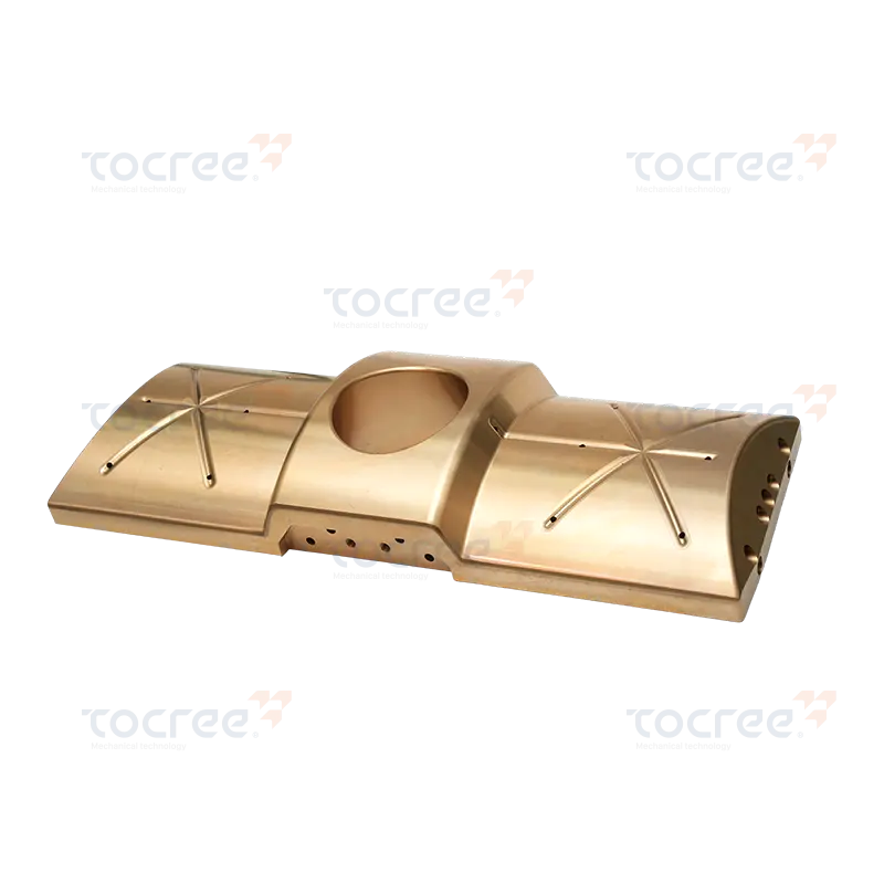 Copper alloy curved skateboard