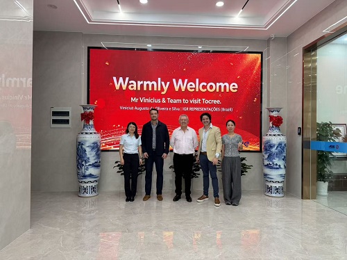 Brazilian Client Visits Jiashan Tocree Machinery for On-Site Factory Inspection